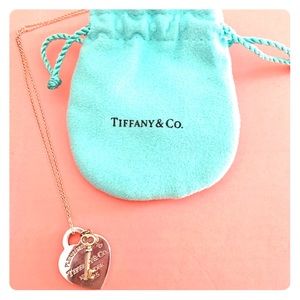 Tiffany’s heart & key necklace